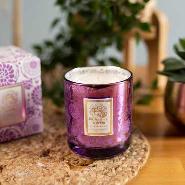 Vela de lavanda y salvia